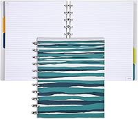 Vista 108 de Talia - Cuadernos de notas con tapas, planificador, personalizables, (Floral azul, Junior 18633 (5.5 pulgadas x 8.5 pulgadas))