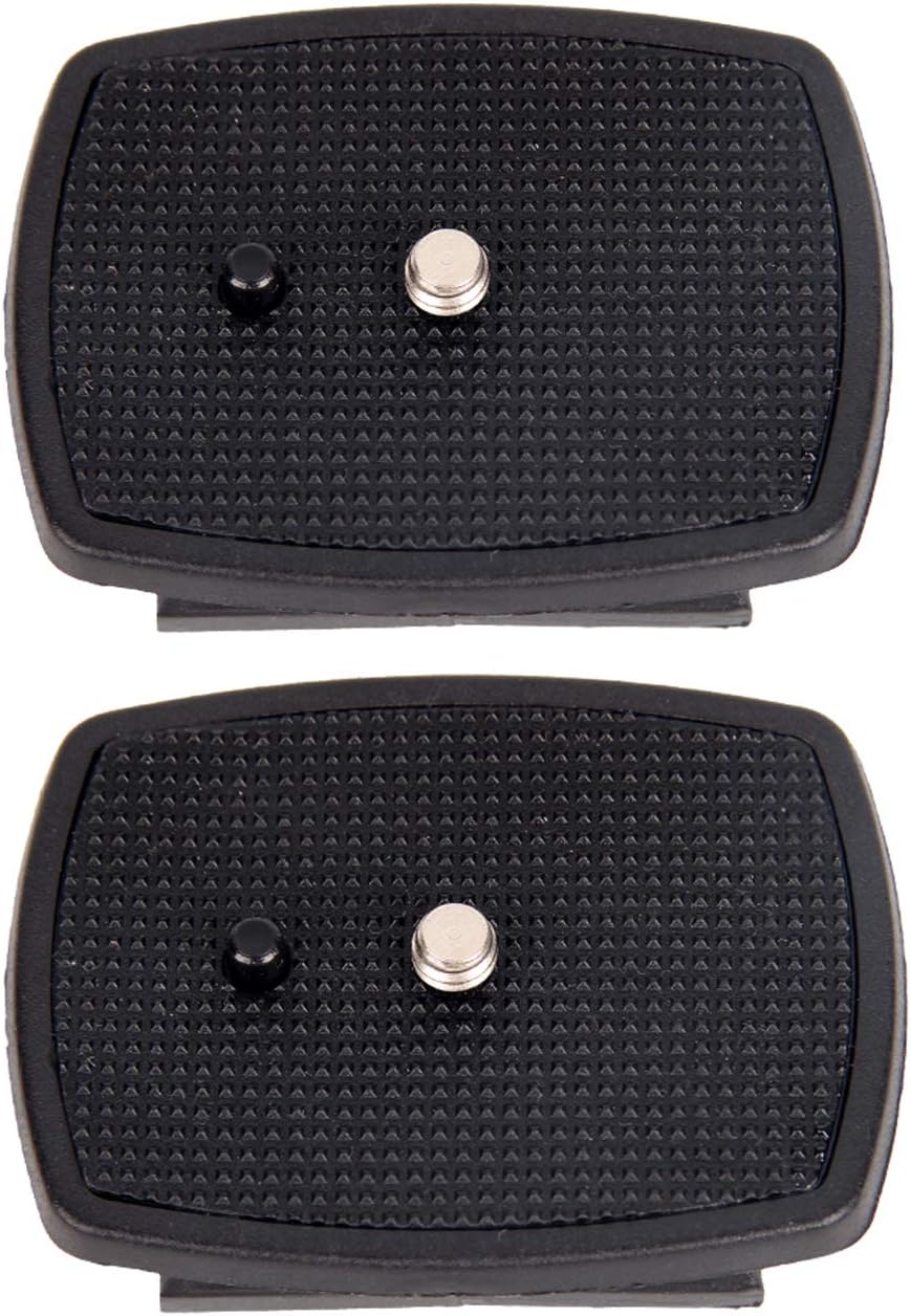 Regtek 2 Pack Quick-Release Plate Replacement for Regetek Tripods RG233 RG233L RG264, or Fit Listed Models Only