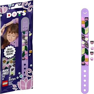LEGO DOTS Magic Forest Bracelet 41917 DIY Craft Kit for Kids, Makes a Great Birthday Gift for Kids who Love Creative Toys and Homemade Craft Sets (33 Pieces)