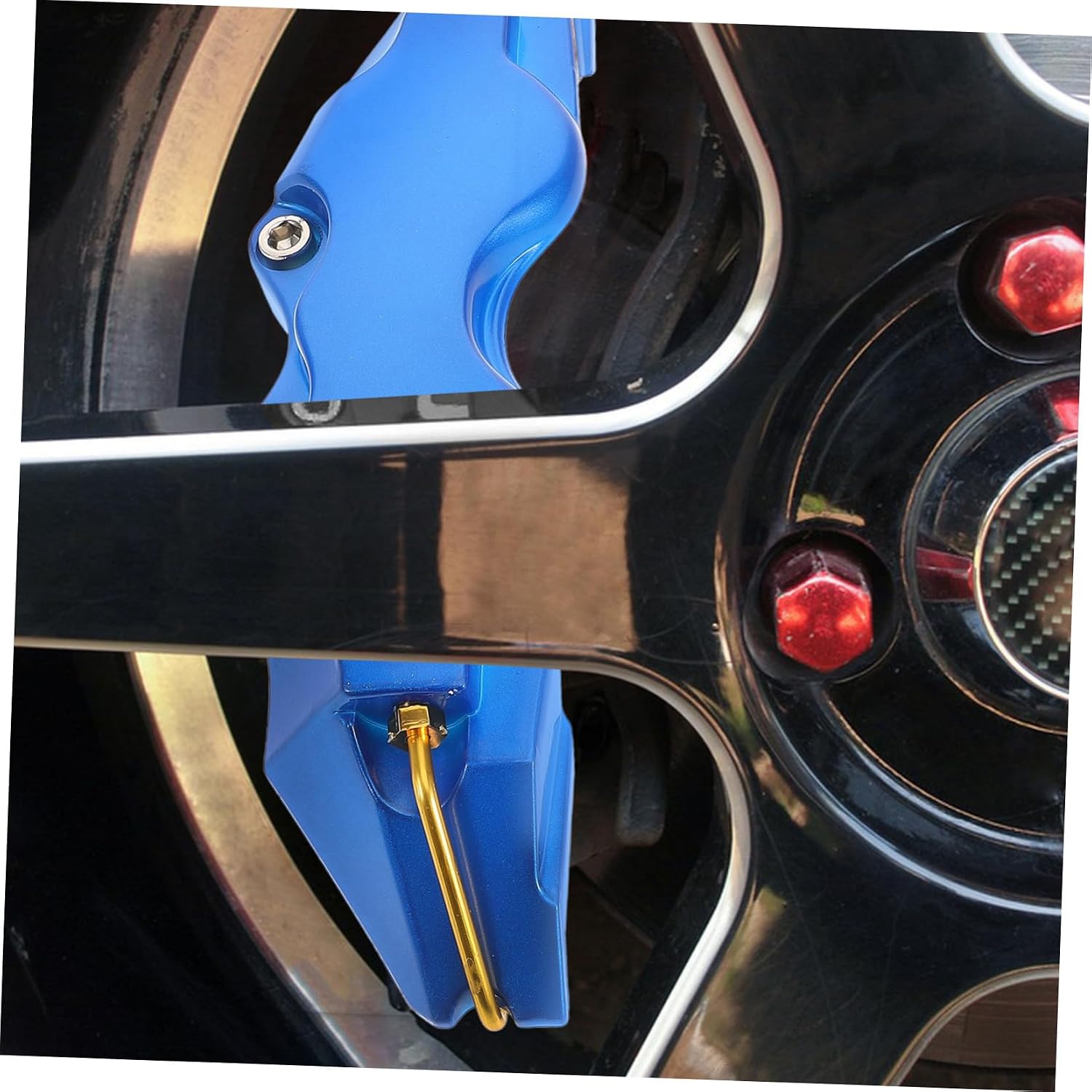 1pair Brake Caliper Cover Stylish Disc Brake for Enhanced Aesthetic Appeal Fits Vehicles Easy to Install Upgrade Your Car Look