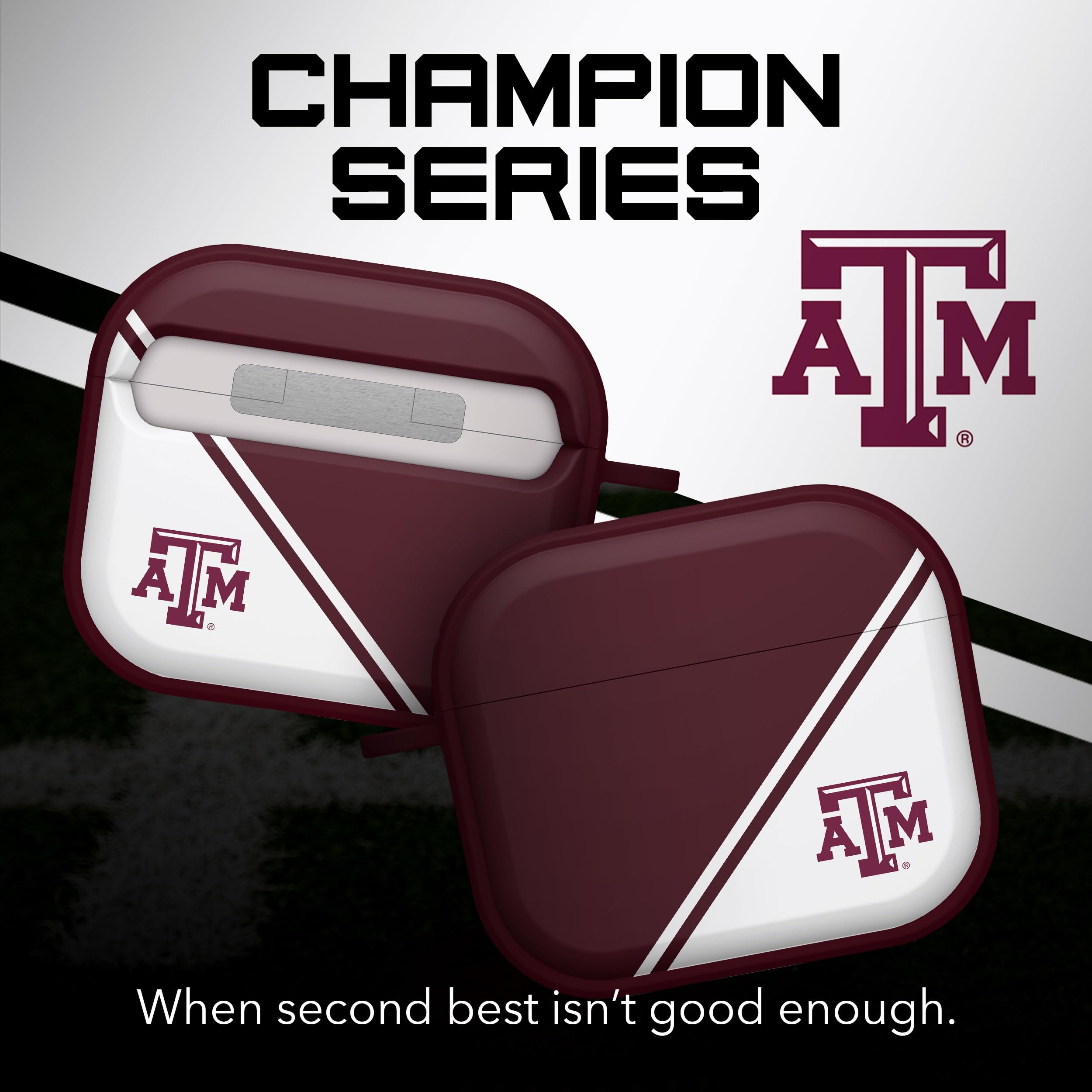 Affinity Bands Texas A&M Aggies Champion Series HDX Case Cover Compatible with Apple AirPods Generation 3