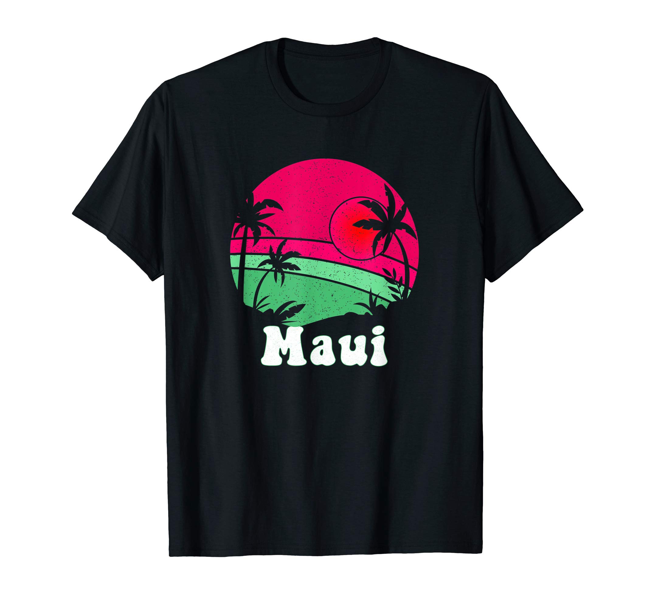 Retro Maui Beach Design / Vintage Maui Illustration Gift T-Shirt