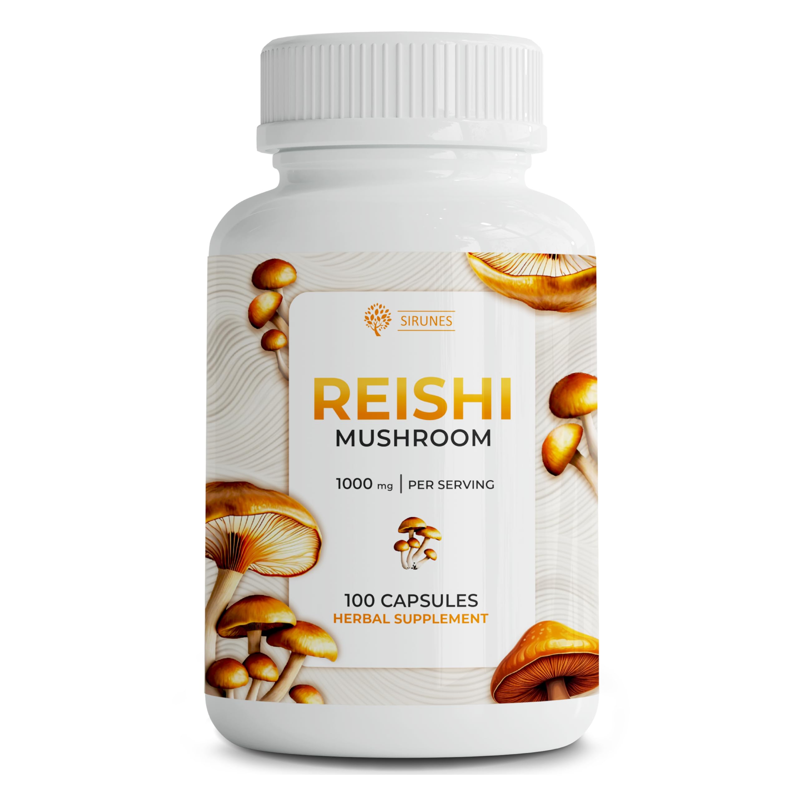 SIRUNES Reishi Mushroom Capsules