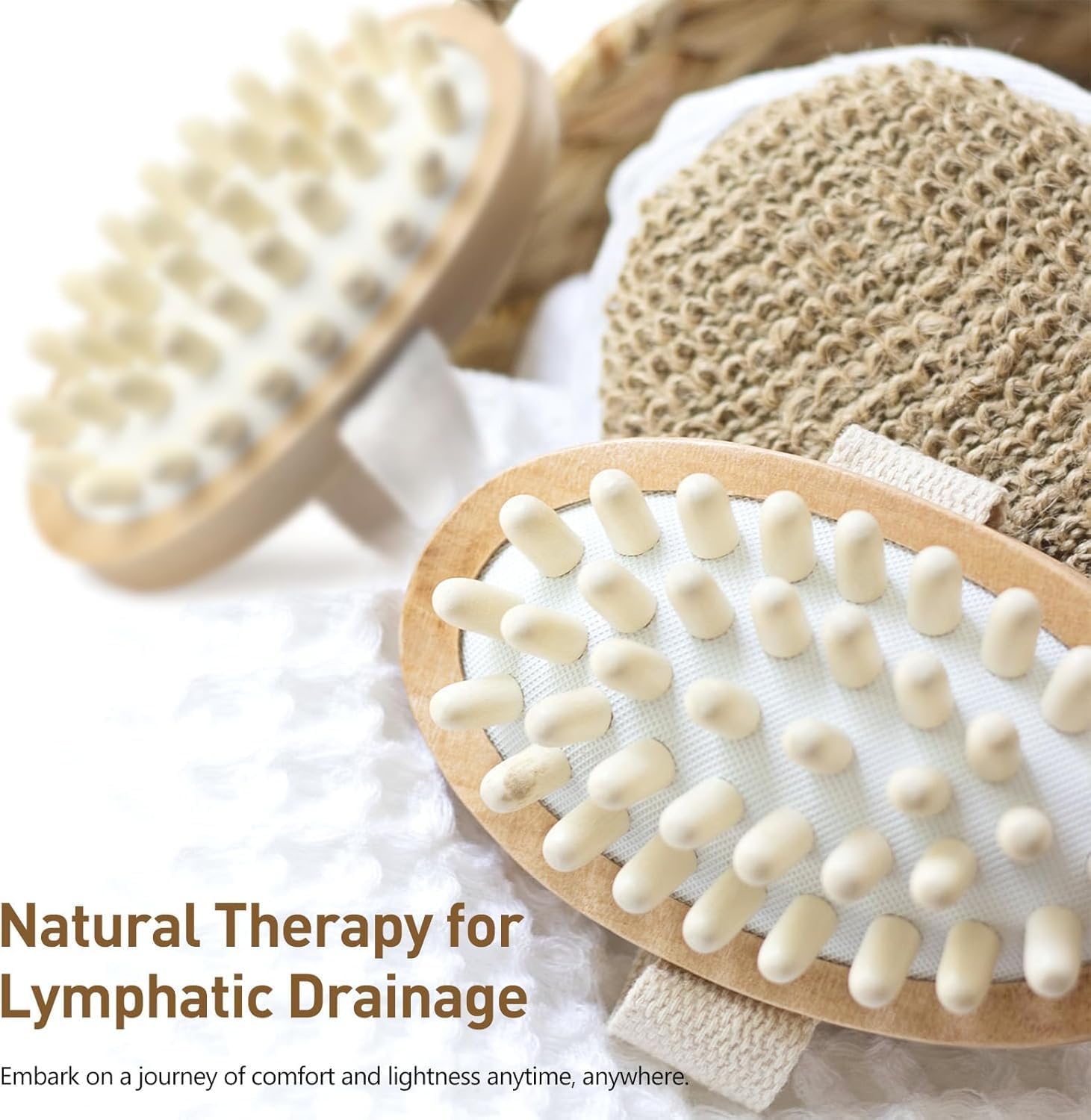 GIMGIK Natural Anti Cellulite Massager Body Brush Handheld Cellulite Reduction, Relive Tense Muscles Body Brush Muscle Relax Sauna Spa Head Scalp Massage Tool (Hand Brush) - 1 piece GIMGIK Natural Anti Cellulite Massager Body Brush Handheld Cellulite Reduction, Relive Tense Muscles Body Brush Muscle Relax Sauna Spa Head Scalp Massage Tool (Hand Brush) - 1 piece