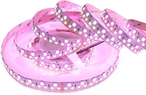 SMD 5050 2835 doble fila 24V RGB+CCT tira de luces LED sintonizables blanco RGB flexible cinta LED DC 24V 900LEDs RGBWW lámpara de cinta 16.4ft