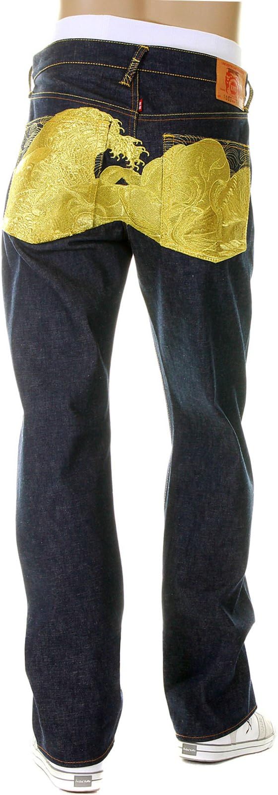 RMC JEANS The Dream of the Fishermans Wife Gold Limited Edition jeans REDM2975
