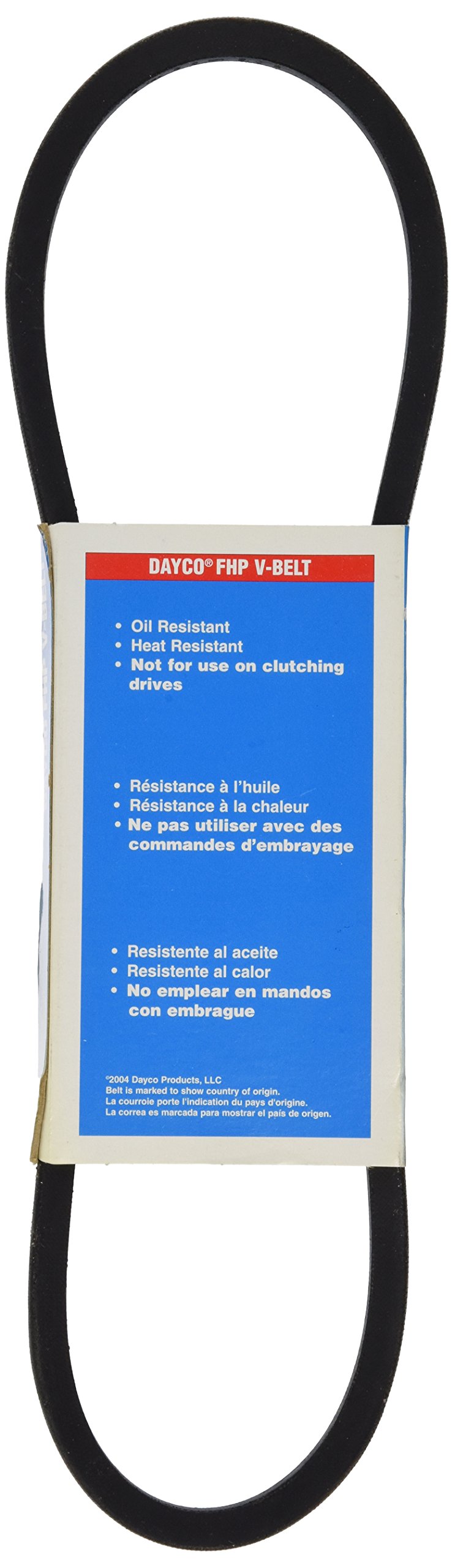 DAYTON 4L300 Standard V-Belt, Length 30 in., Thickness 5