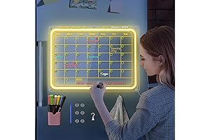 16"x12" Acrylic Magnetic Calendar for Fridge