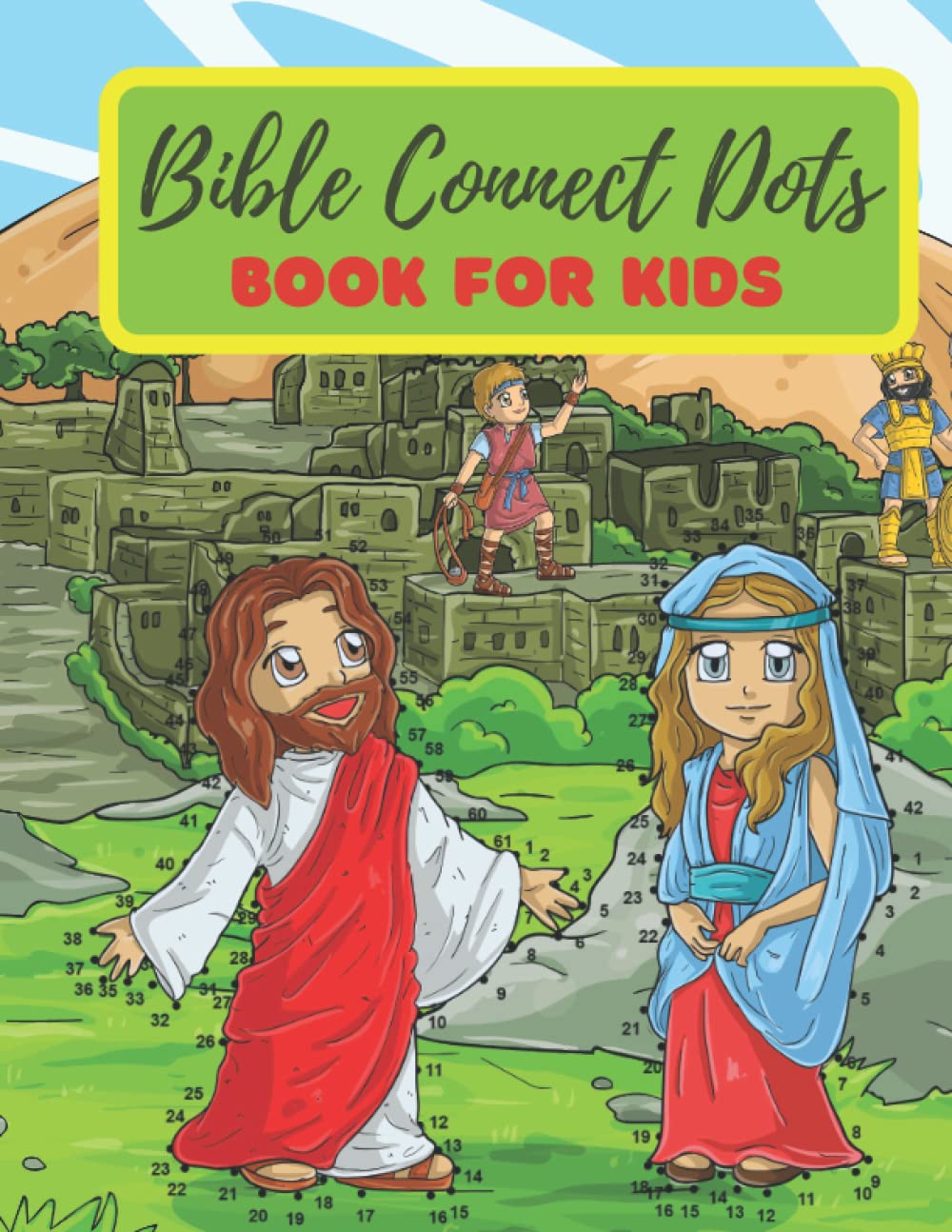 Bible Connect Dots Book for kids: Christian Workbook For Children | Mazes, Guess Who I Tic Tac Toe activities (Faith Lifestyle)