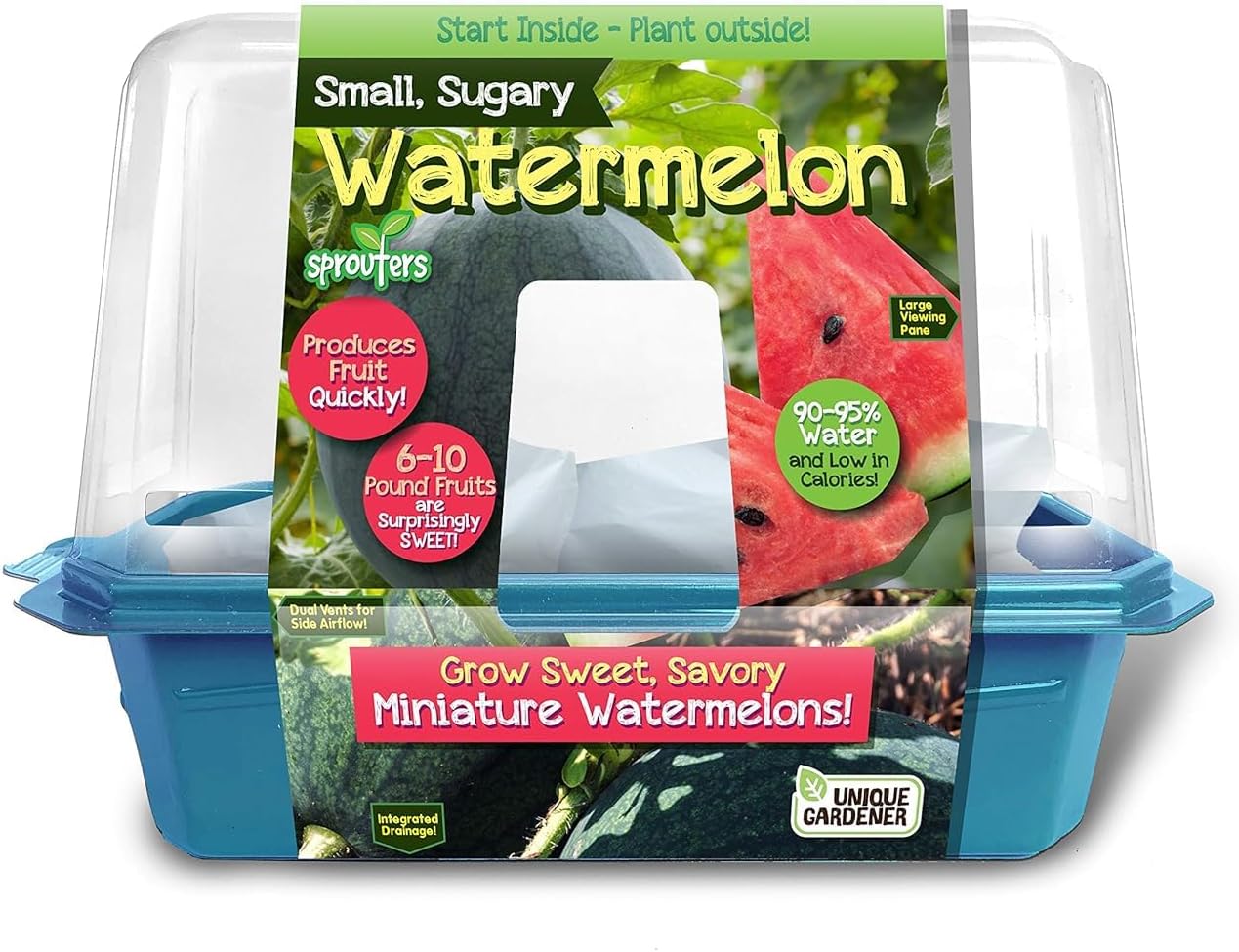 Unique Gardener Slicing Cucumber Plant Seeds Kit, Grow Healthy Tasty Veggies Indoors Includes Everything Needed, Indoor Live Plants for Easy Home Gardening, Just Add Water image 5