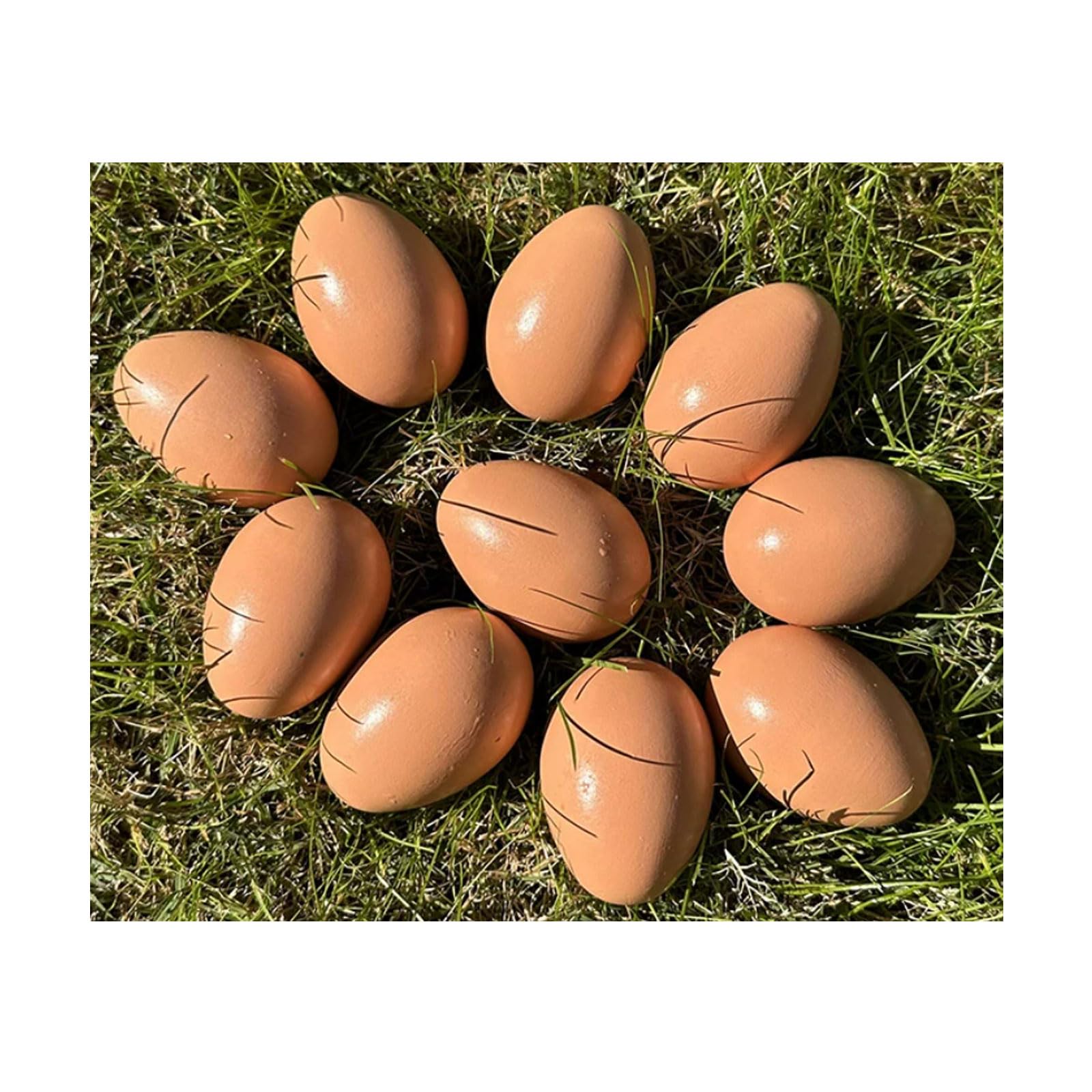 Ttnmrc Yellow Montessori Solid Wooden Fake Chicken Eggs