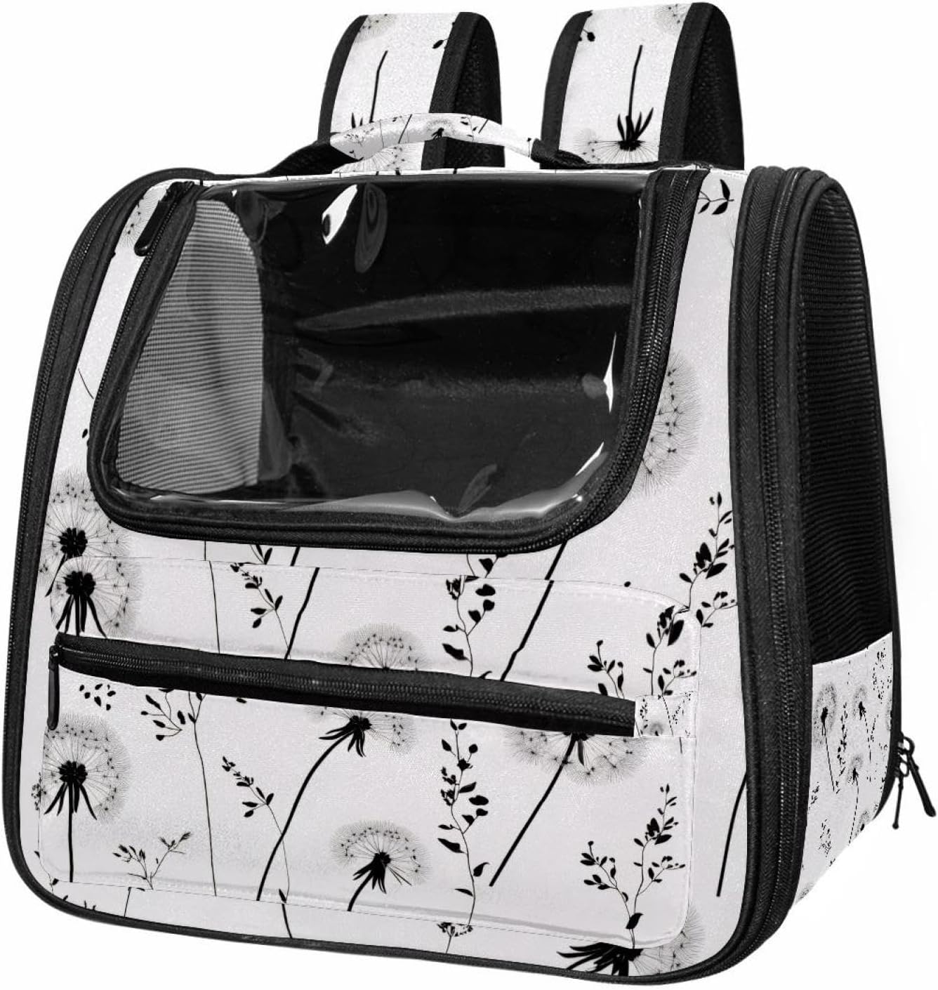 Cat Backpack Carrier for Small Dogs Cats, Soft-Sided Pet Carrier Backpack with Ventilated Mesh Windows and Safety Leash, Galaxy Stars Constellation