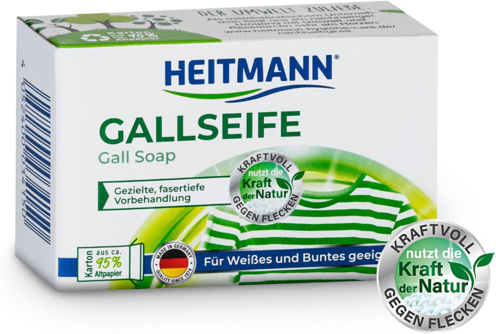 Heitmann Gallseife Seifenstück 100g (DLB48)