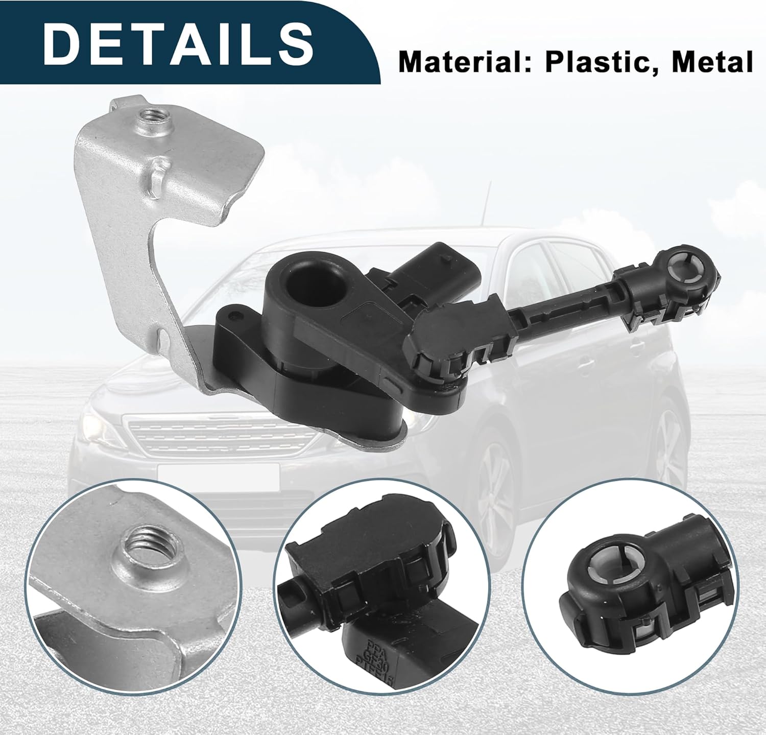 Air Suspension Ride Height Level Sensor for Peugeot 308 No.9817423180 | Front Right Height Level Sensor 1 Pc