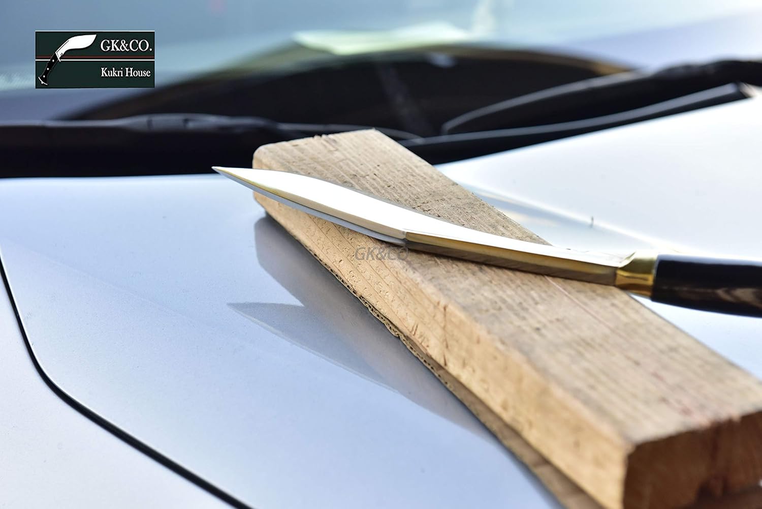 GK&CO. Kukri House Official Issued - Genuine Kukri/Khukuri –10 inches Blade Jungle PRI Training Knife. Simi- Polished Knife - Handmade in Nepal.