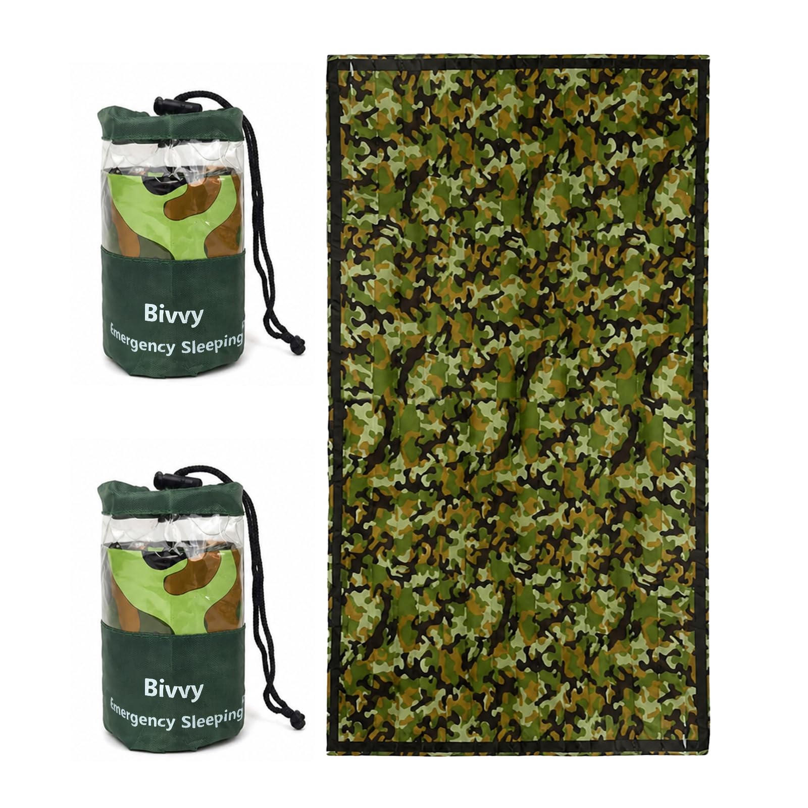 Camouflage Survival Blanket - Emergency Sleeping Bag -13