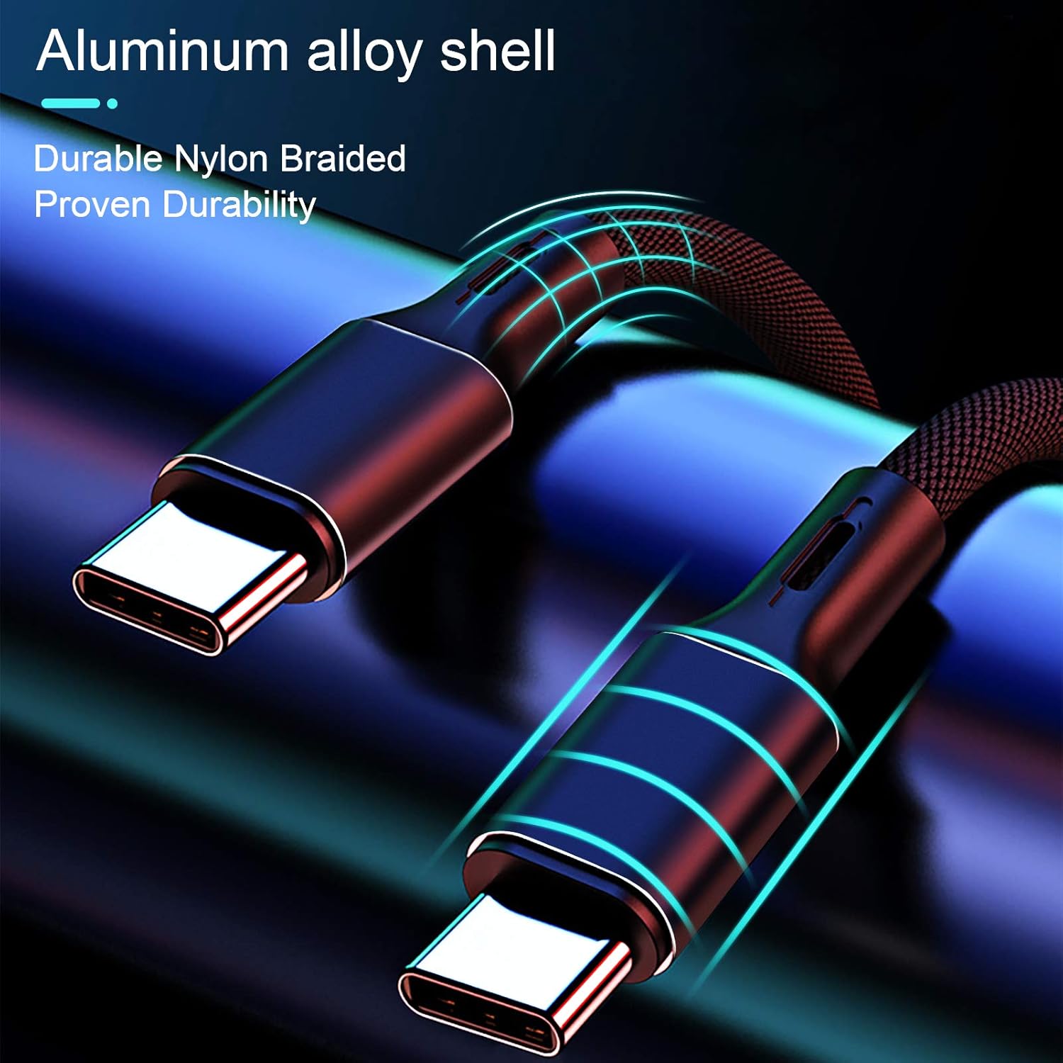 AKNES PS5 Xbox Series Controller Charging Cable, 2 in 1 USB C Fast Charger Cable 4ft, Type C 2.0 Cord for PlayStation 5,Xbox Series S/X,Nintendo Switch Lite Console & Pro Controller,Type C Smartphone