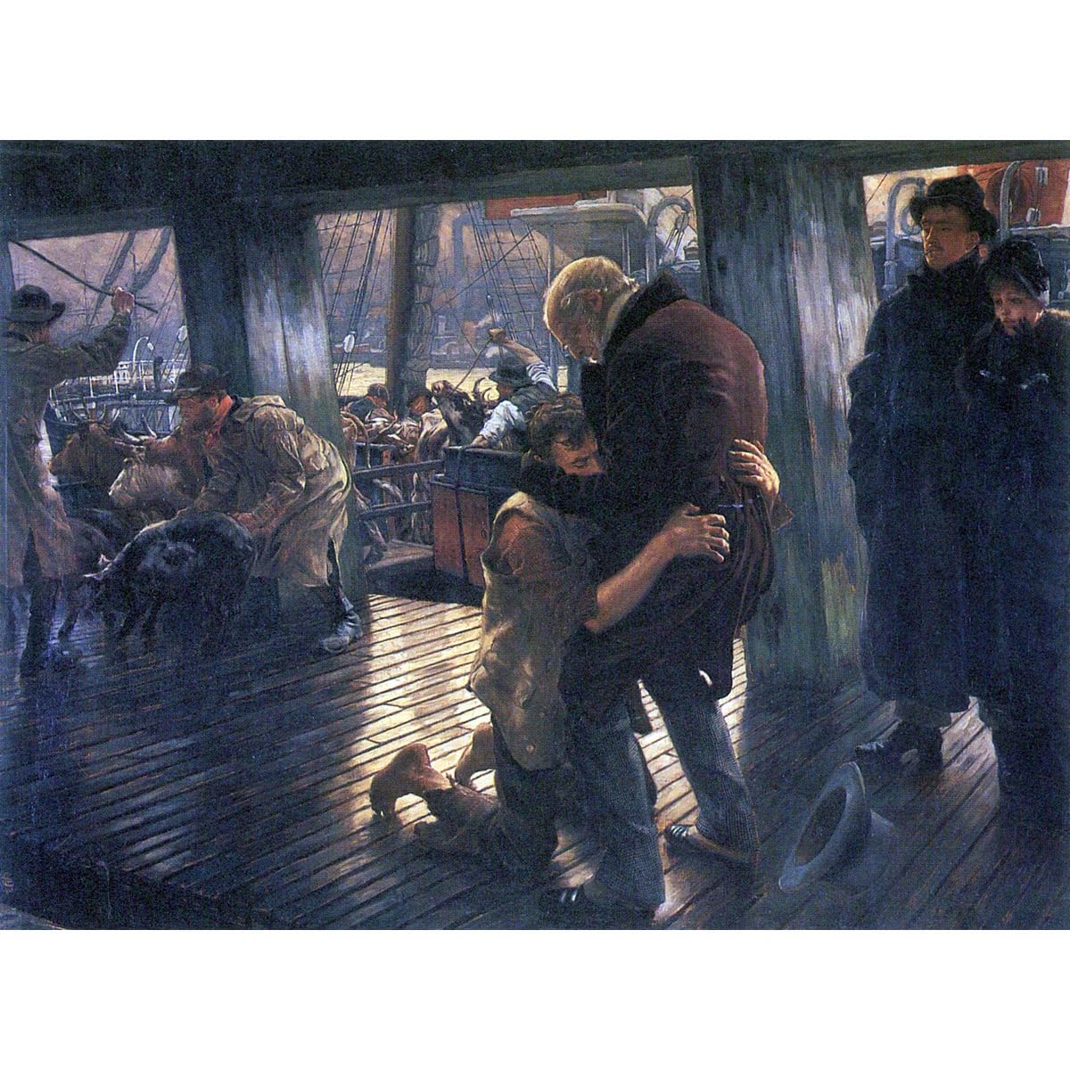 Poster Tissot The Prodigal Son in Modern Life impression grand format - 2