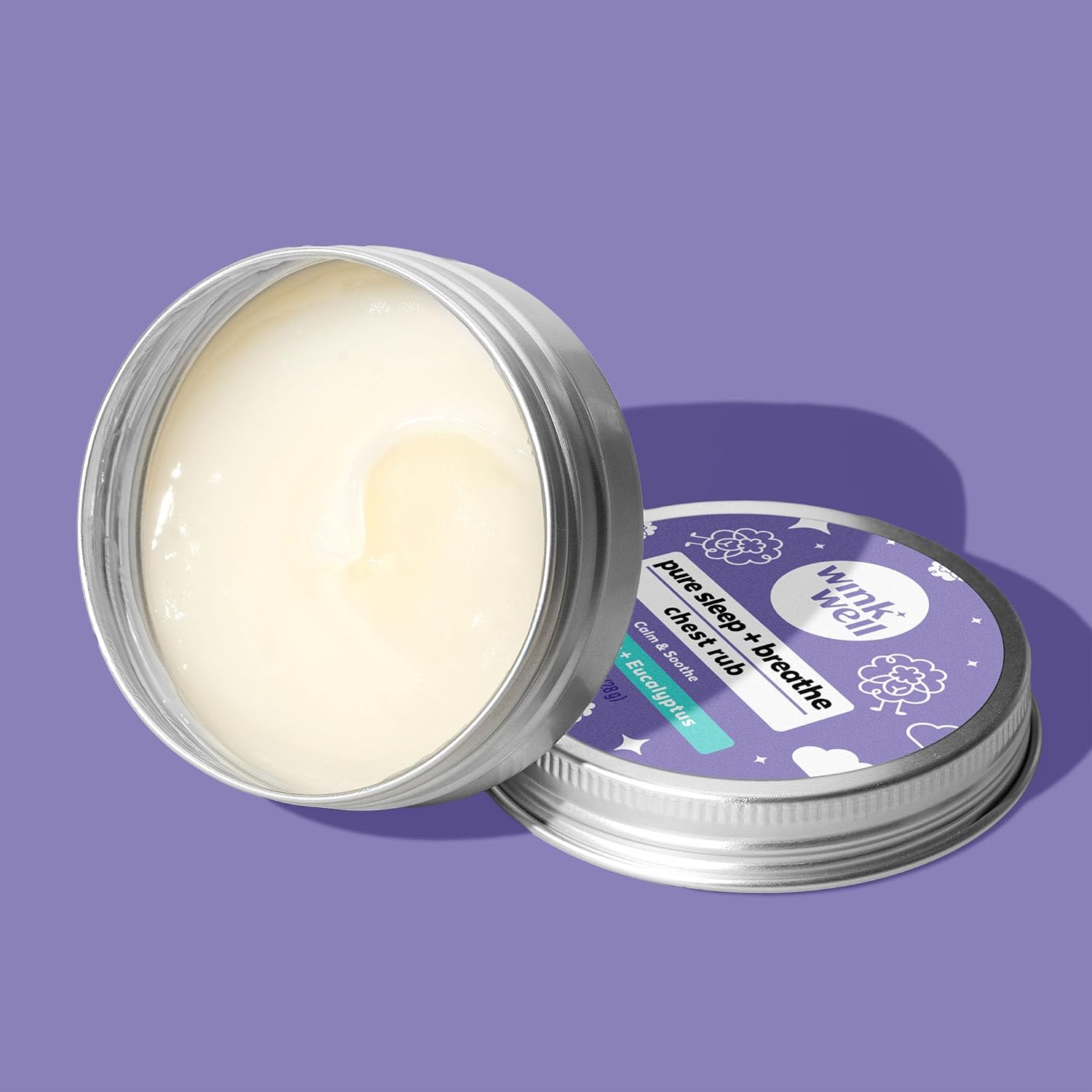 Wink Well Sleep and Breathe Chest Rub - Contains Essential Oils to Help with Sinus Relief
