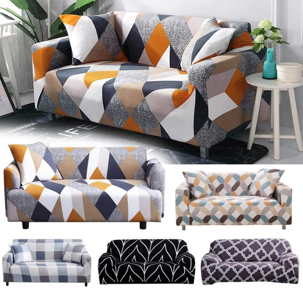Housse de canapé sectionnelle élastique extensible 1 place 90-140 cm Couleur 11