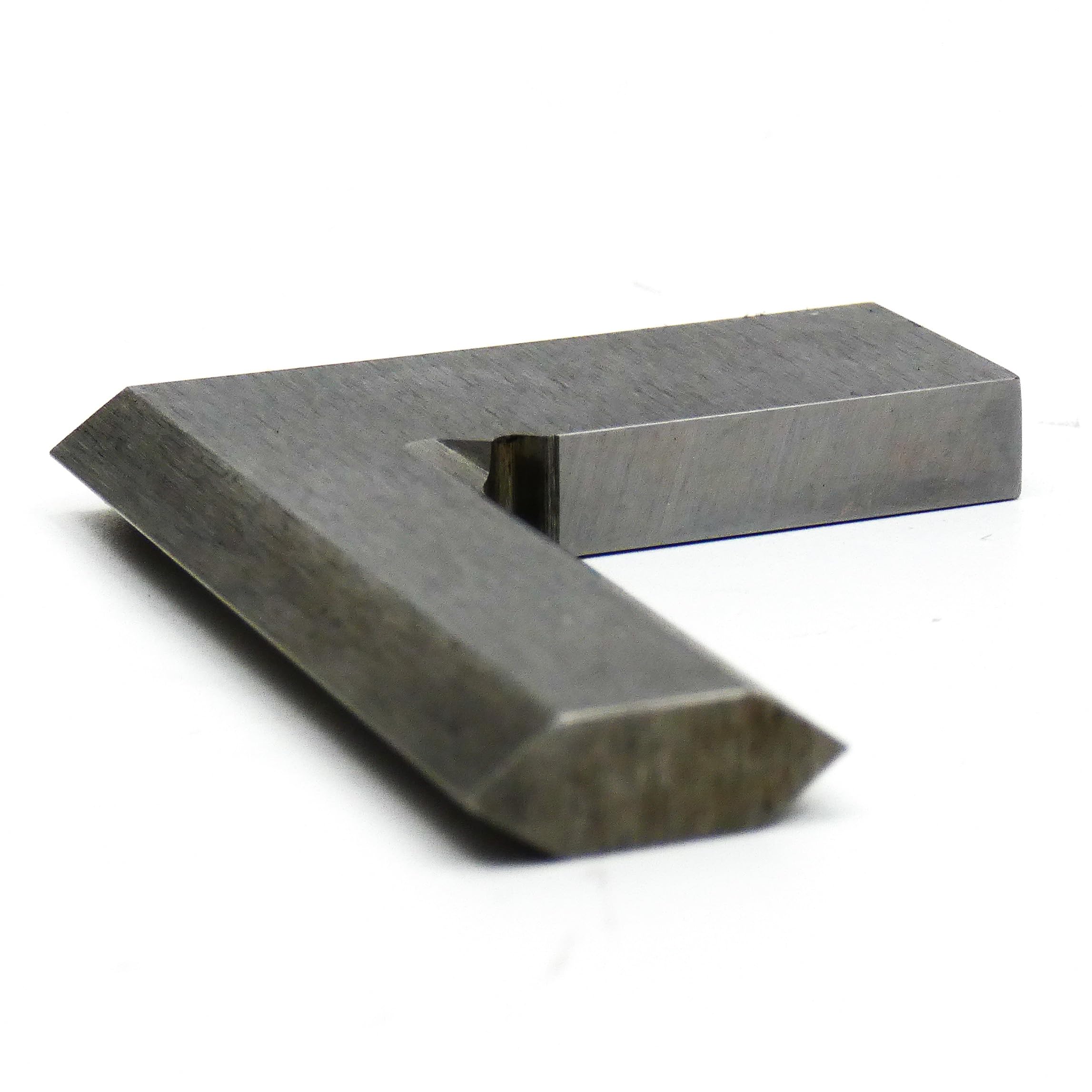 PIMALDAUM® Angle Plat Avec Phase à 90°, Angle Capillaire 50 X 40 Mm, INOX, Pour Les Travaux D'essai, De Dressage Et De Traçage En Construction Mécanique, En Métallurgie, En Menuiserie, Prof. Bricoleur