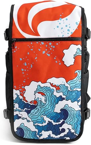 Miniatura 2 de Skunk FaceOff Mochila de moda a prueba de olores personalizable con gama de diseños desmontables, Rising Sun, Bolsas personalizables a prueba de