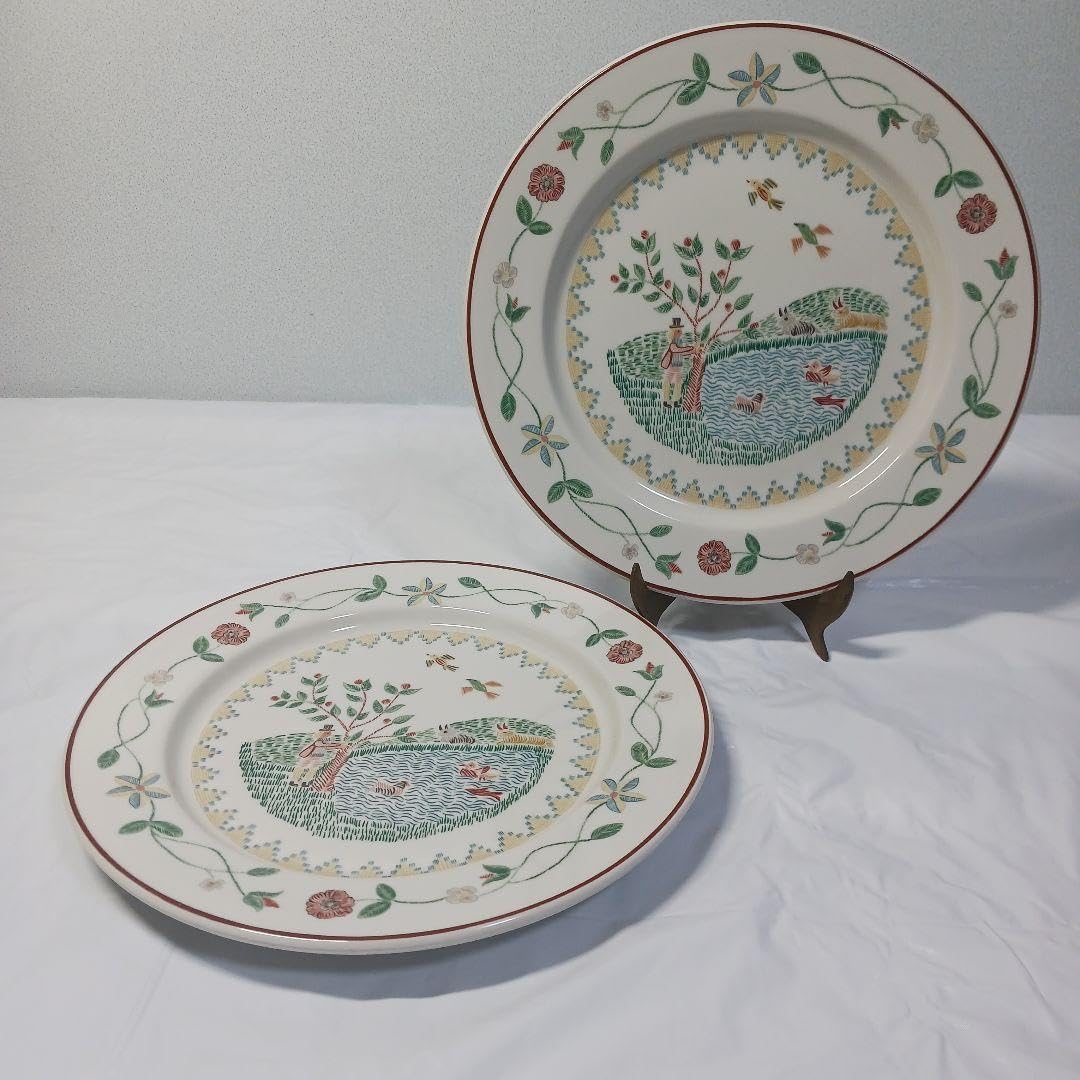 Villeroy&Bochビレロイ＆ボッホ アメリカンサンプラー スープ皿5枚 Villeroy&Boch ビレロイ＆ボッホ アメリカンサンプラー 大皿 5枚