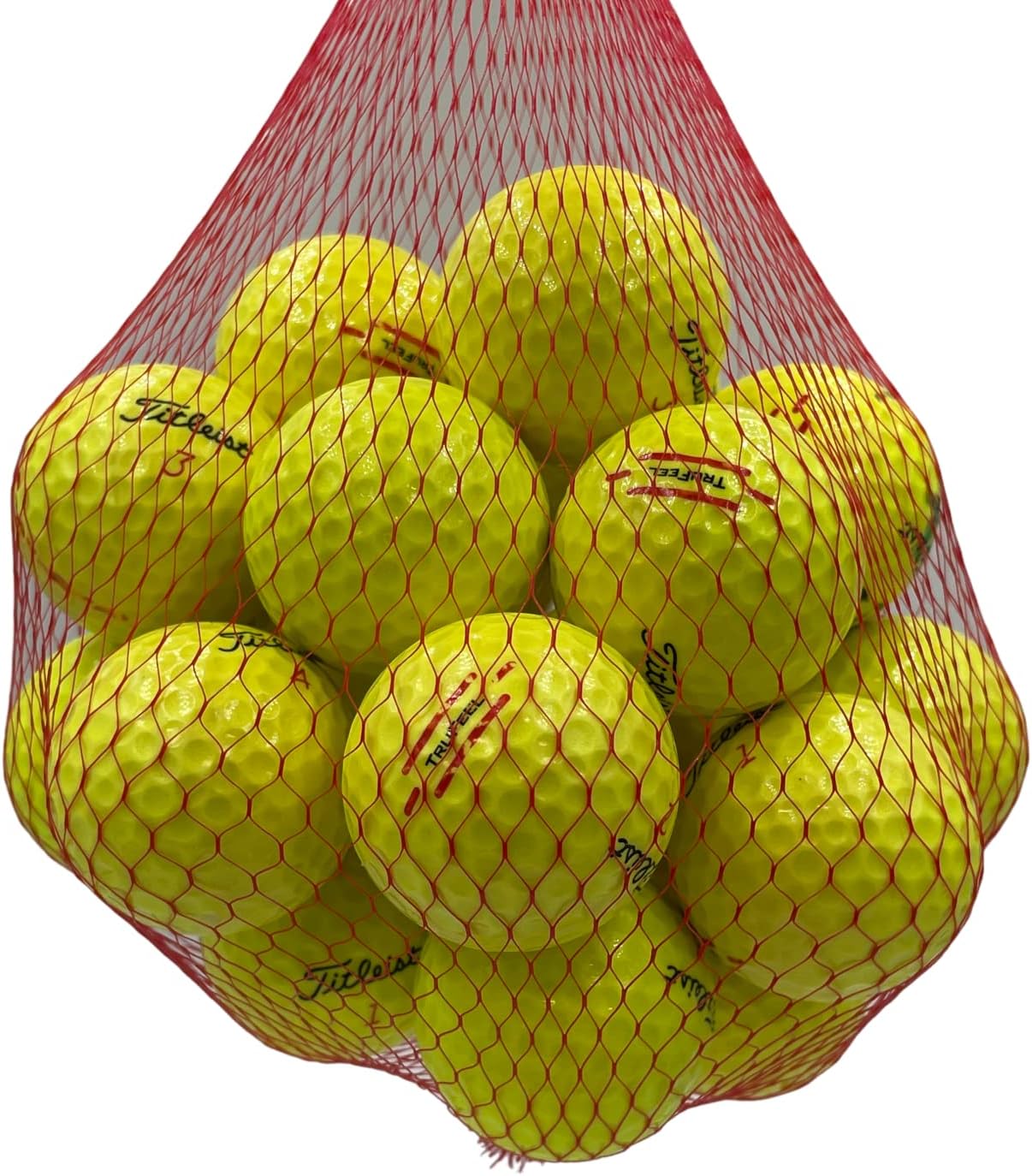 Golf Ball TruFeel Yellow Used Golf Balls Sports