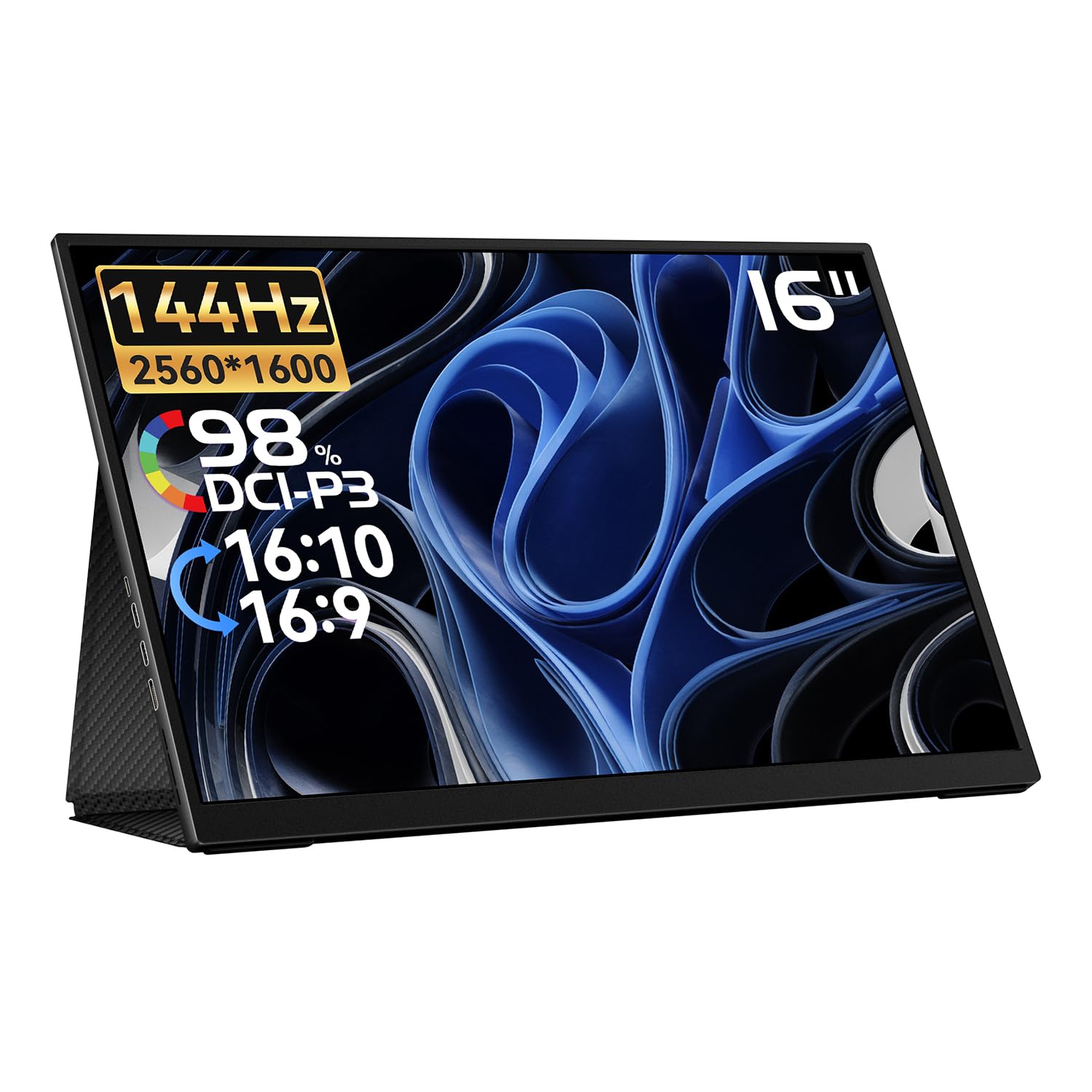 Amazon.co.jp: EHOMEWEI モバイルモニター 16インチ 144Hz 2.5K QHD