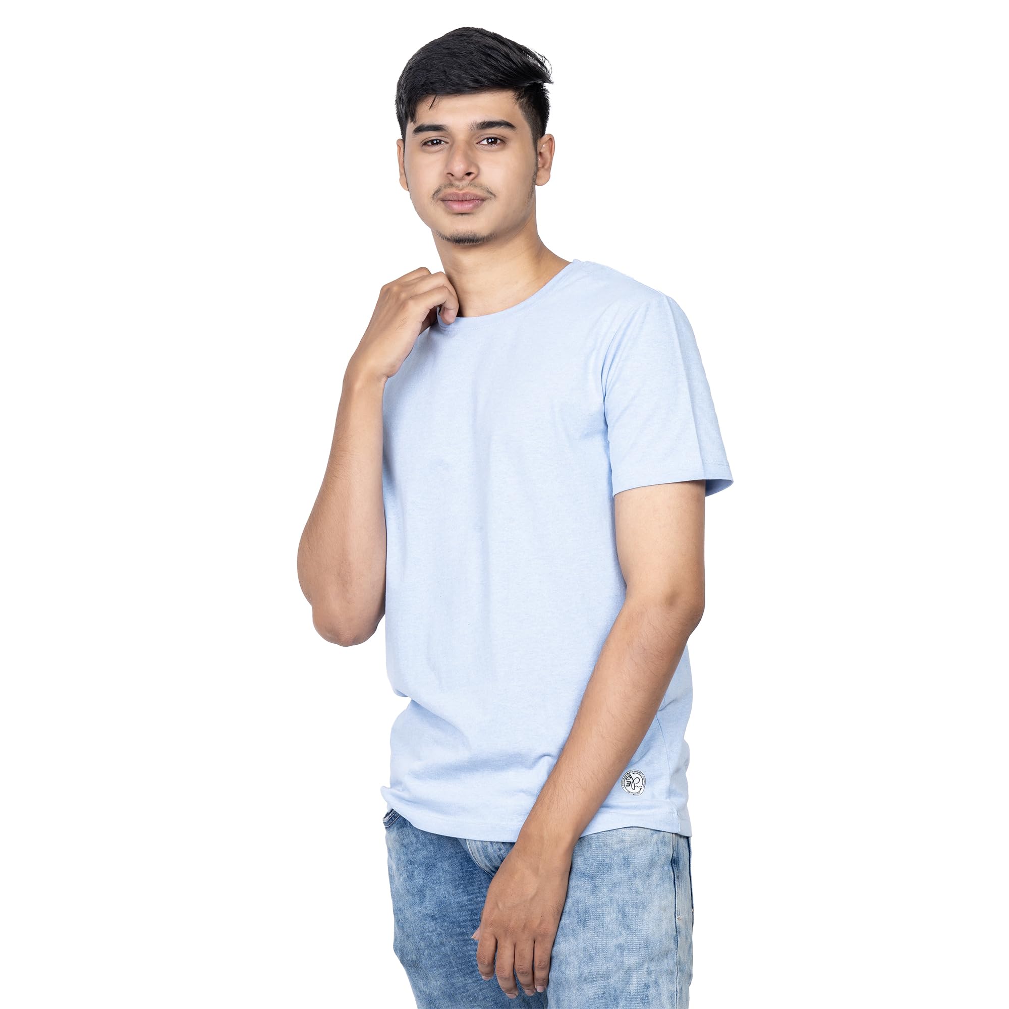 3rd Planet Unisex Tshirt, Multipurpose wear, Half Sleeve, Eco-Friendly, Recycled Carbon Negative, Round Neck, Short Sleeves, Vegan, Cool Tshirt for Men & Women- Pack of 1