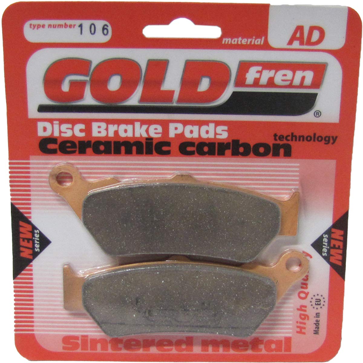 GOLDfren AD-106 Front Disc Brake Pads for Aprilia ETV 1000 Capo Nord 2001 1000cc Front Requires Two AD-106, S33-106
