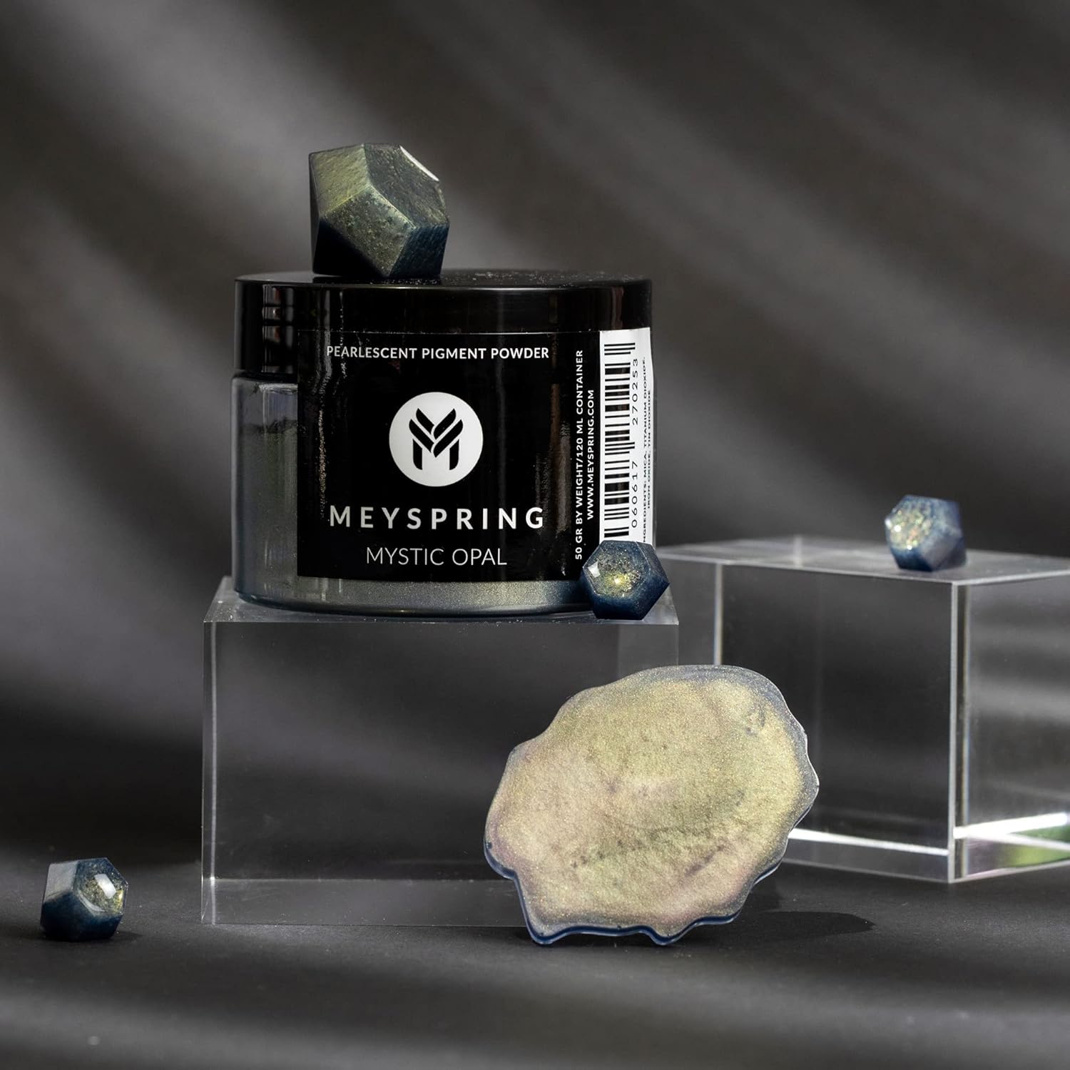 MEYSPRING Mystic Opal Green Mica Powder - Image 5
