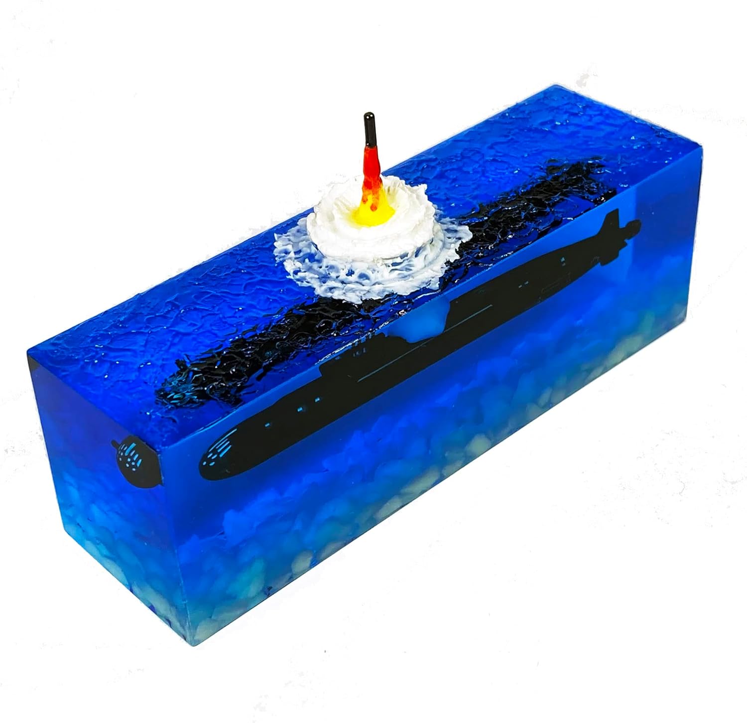 Warp United The Sum of No Fear 1/2000 SSBN Borei Nuclear Submarine Launching SLBM Missile Diorama Model