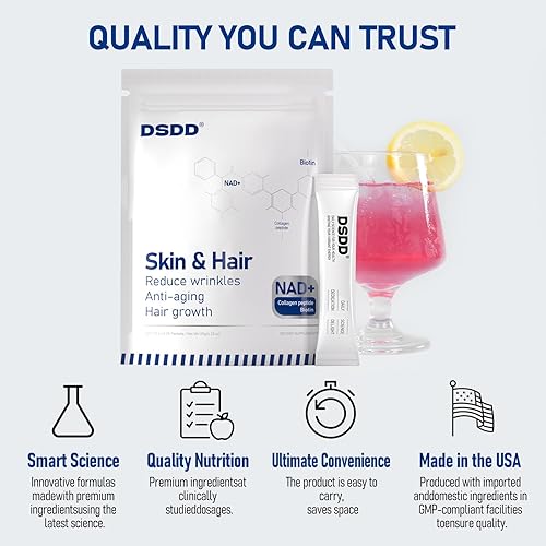 Miniatura 5 de Biotina 10000mcg, suplemento de biotina para apoyar el cabello, la piel y las uñas saludables, vitaminas para el crecimiento del cabello para