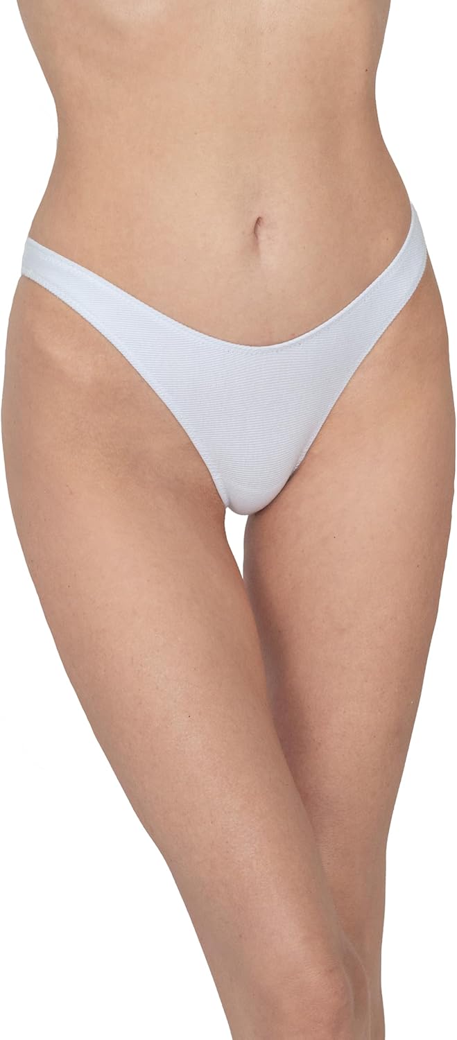 Breathable, soft cotton thong, minimal classic look, comfort wear, made in USA - Image 2