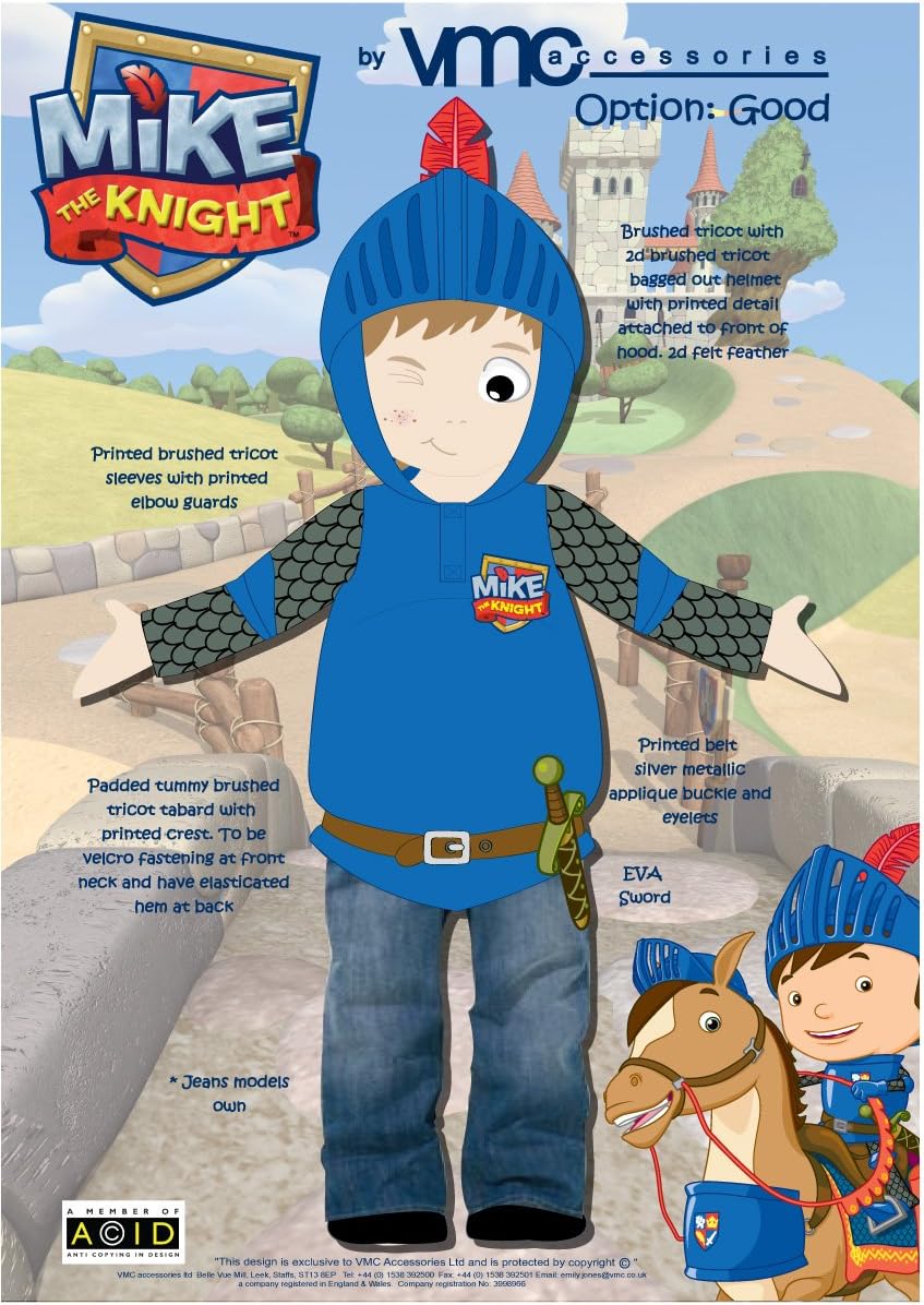 Mike the Knight Dress Up Outfit