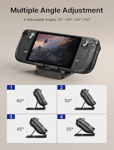 Miniatura 3 de JSAUX Base de soporte plegable para cubierta de vapor soporte plegable antideslizante y ajustable compatible con cubierta de vapor de válvula