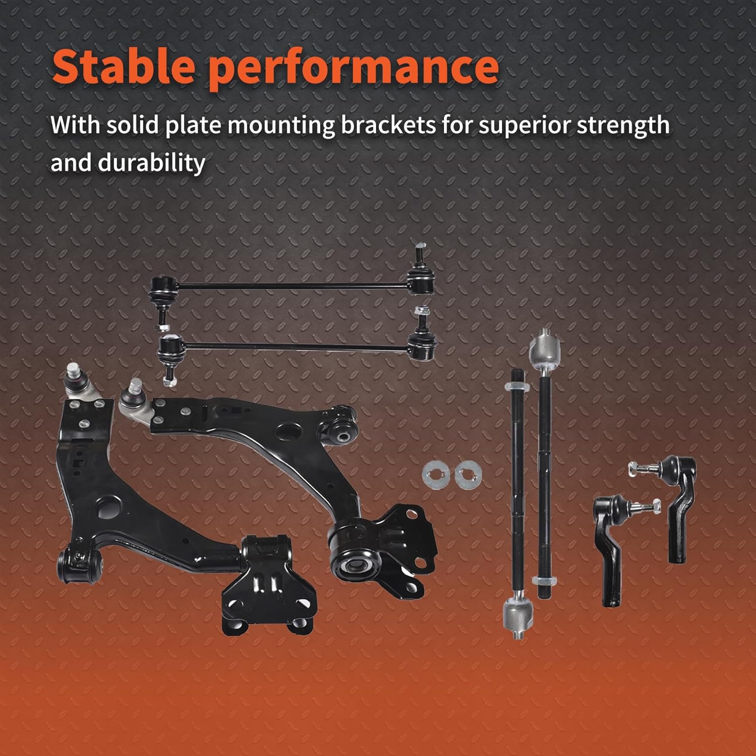 labwork 8Pcs Front Lower Control Arms Ball Joint Bushing Replacement for Escape 2013-2018 Replacement Part Number 524-113 524-114