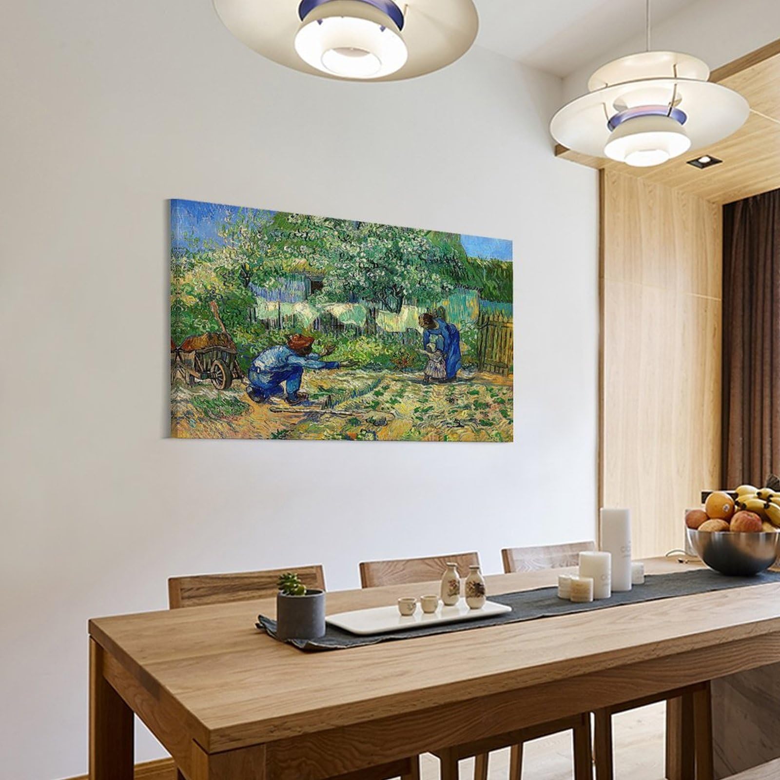 K.Nobuo 油絵インテリア壁掛けフレーム付き