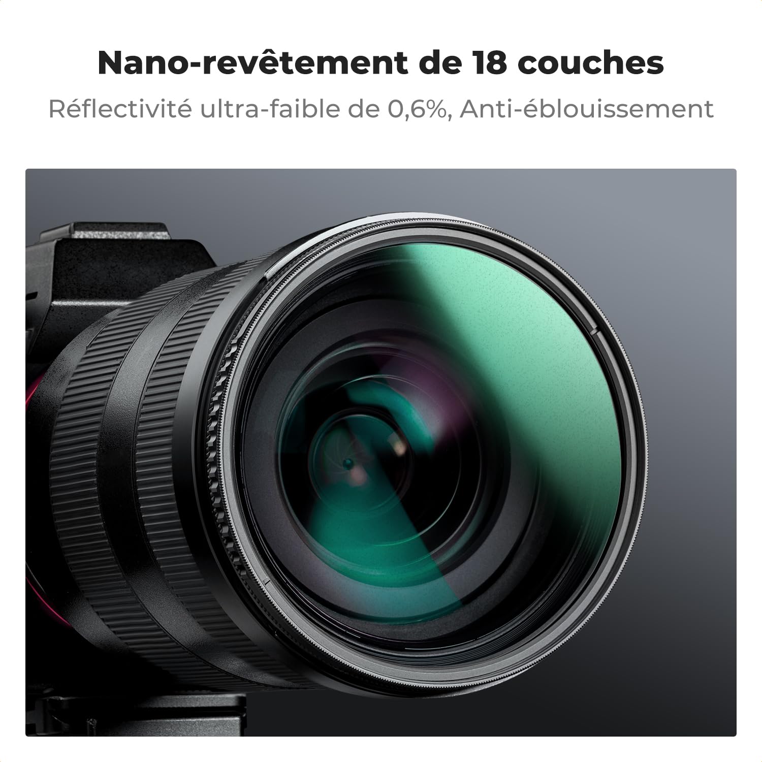 K&F CONCEPT 67mm Filtre Black-Mist et Polarisant et 3 Chiffons