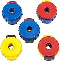Vista 4 de 5 piezas Yootones Drum Quick Release Nut Remove Platillos Tapón de rosca para soportes de base empotrada, kit de tambor limpiaparabrisas de tambor