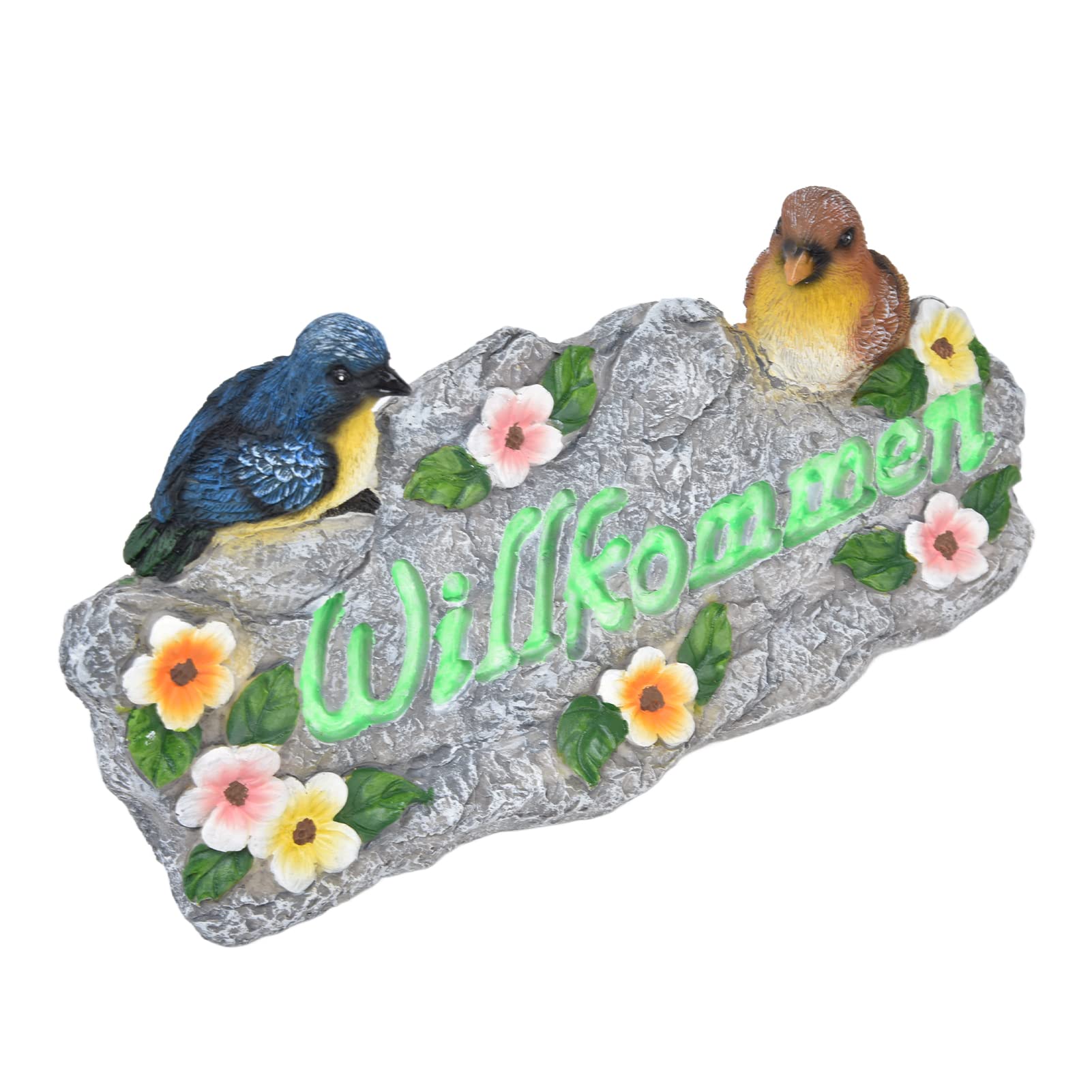 Migne Birds Figuras Estatuas Resin Garden Ornament, Fine Sculpture, Color Brillante, Detalles Luminosos, Otros Regalos para el Hogar y el Jardín, para, Uso Interior y