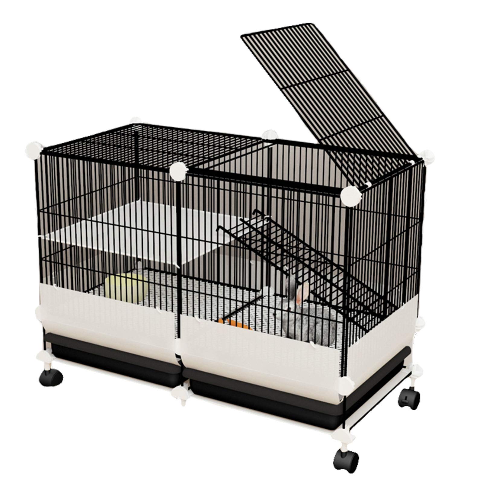 Amazon | L クラウドラビットハッチ 小動物ケージ 引き出しタイプ 屋内