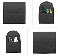 Vista 2 de Funda protectora Luxja compatible con batidora de pie de 4.5 y 5 cuartos de galón, funda de tela con bolsillos para batidora de pie y accesorios