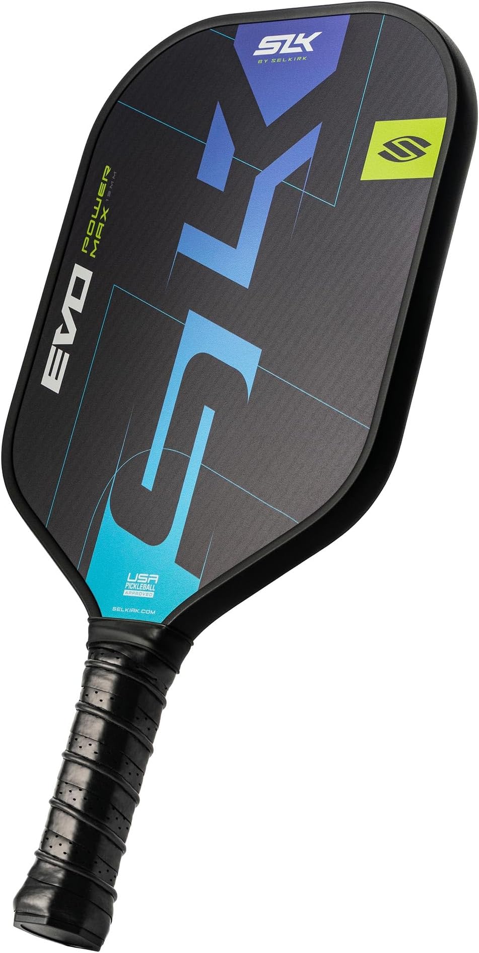 Selkirk Sport SLK Evo Pickleball Paddle | Next Gen | Evo Power and Control | G8 Power Carbon Fiber Pickleball Paddles | SpinFlex+ Surface