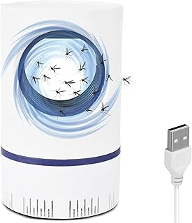 Indoor Bug Zapper, Quiet Insect Trap, Electric Mosquito Zapper for Fruit Flies, Portable Mosquito Killer Trap for Bedroom, Living Room, Kitchen and Office