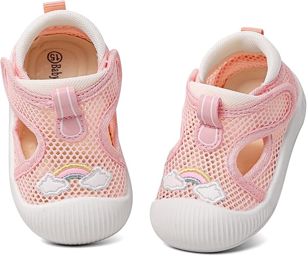 MASOCIO Baby Boys Girls Summer Shoes Infant Toddler Sandals Soft Sole Anti-Slip Shoes - 1