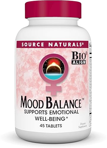 Source Naturals Equilibrio del estado de ánimo, apoya el bienestar emocional* - 45 Tabletas
