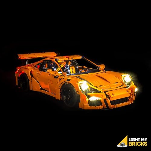 Light My Bricks Kit de luces compatible con Lego Porsche 911 GT3 RS 42056 (juego no incluido)