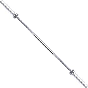 Bilanciere Olimpico POWER GUIDANCE 12 Kg - Asta Cromata 1.5 M, Per Sollevamento Pesi, Deadlift E Squat - Foto 3